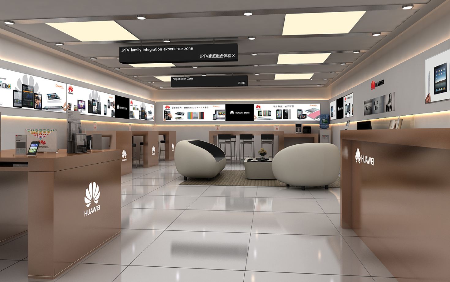 华为手机展示柜 手机展柜