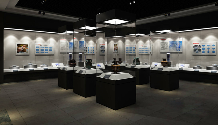 博物馆展示柜 博物馆展示柜厂家